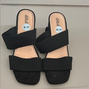 Diba Women's Elegant Black Sandals